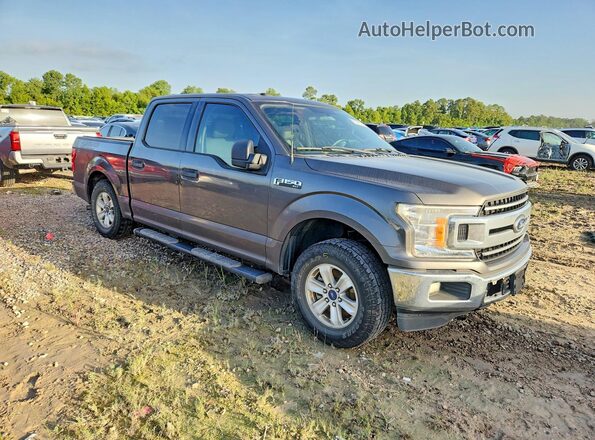 1FTEW1CB5JKC27696 2018 FORD F150 Gray Przód prawy