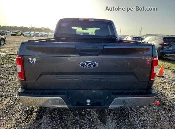 1FTEW1CB5JKC27696 2018 FORD F150 Gray Widok z tyłu