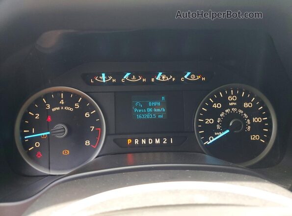 1FTEW1CB5JKC27696 2018 FORD F150 Gray Widok zestawu wskaźników