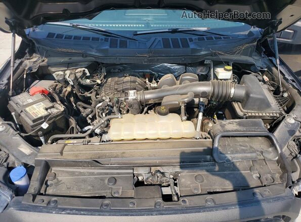 1FTEW1CB5PKE13618 2023 FORD F150 Black Սալոնի հետևի տեսք