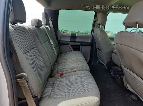 1FTEW1CB6KKC90128 2019 FORD F150 White Вид задніх сидінь