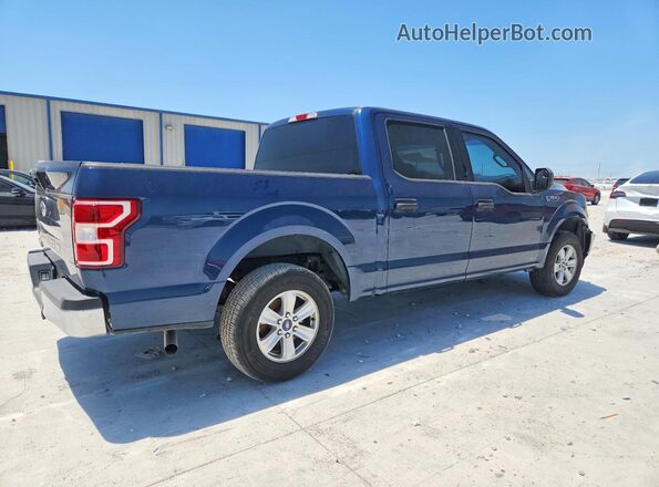 1FTEW1CB7JKD16184 2018 FORD F150 Blue უკანა მარჯვენა