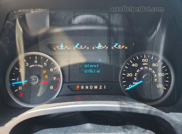 1FTEW1CB7JKD16184 2018 FORD F150 Blue ხელსაწყოთა პანელის ხედი