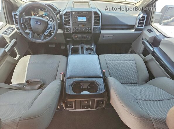 1FTEW1CB7JKD16184 2018 FORD F150 Blue წინა პანელის ხედი