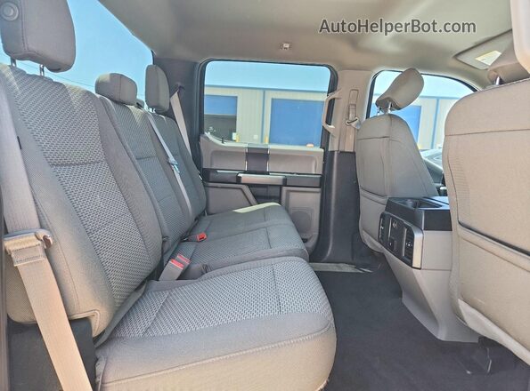 1FTEW1CB7JKD16184 2018 FORD F150 Blue უკანა სავარძლების ხედი
