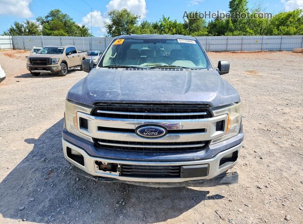 1FTEW1CB7JKE46532 2018 FORD F150 Gray Front view