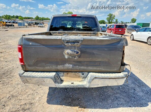 1FTEW1CB7JKE46532 2018 FORD F150 Gray Rear view