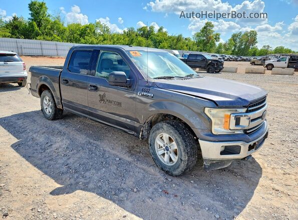 1FTEW1CB7JKE46532 2018 FORD F150 Gray Front right