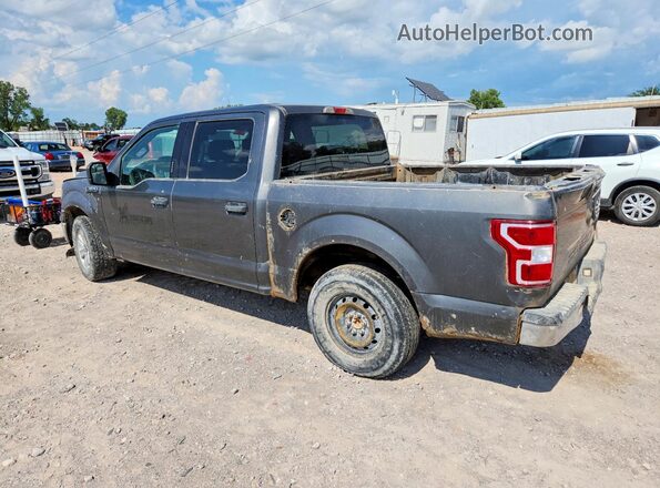1FTEW1CB7JKE46532 2018 FORD F150 Gray Rear left