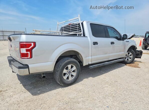 1FTEW1CB7JKF34643 2018 FORD F150 Серебряный Задняя правая четверть