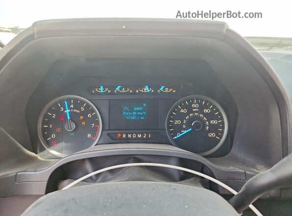 1FTEW1CB7JKF34643 2018 FORD F150 Серебряный Вид щитка приборов