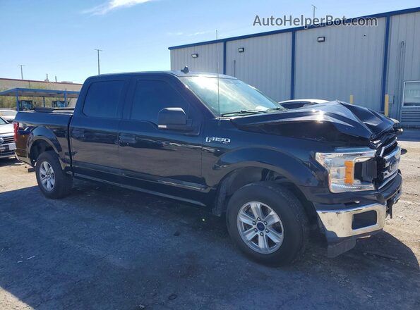 1FTEW1CB7KKD48571 2019 FORD F150 Черный Передняя правая четверть