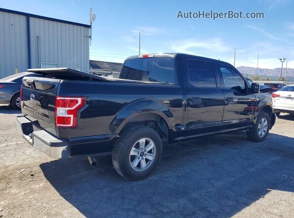 1FTEW1CB7KKD48571 2019 FORD F150 Черный Задняя правая четверть