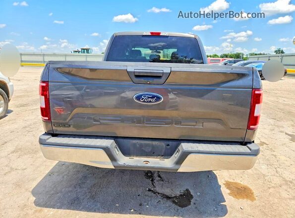 1FTEW1CB8JKC86922 2018 FORD F150 Серый Вид сзади