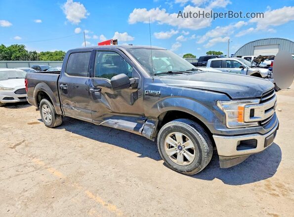 1FTEW1CB8JKC86922 2018 FORD F150 Серый Передняя правая четверть