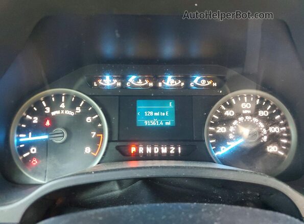 1FTEW1CB8JKE77546 2018 FORD F150 Gray Вид щитка приладів