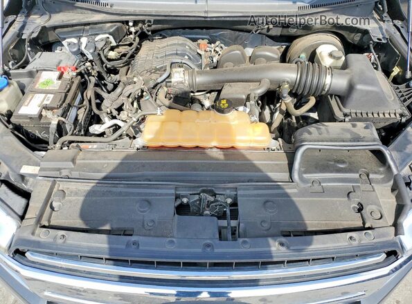 1FTEW1CB8JKE77546 2018 FORD F150 Gray Вид задньої частини салону