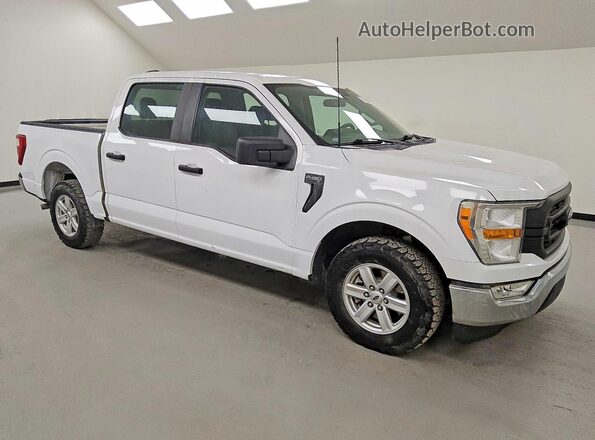 1FTEW1CB8NKF26430 2022 FORD F150 White Przód prawy