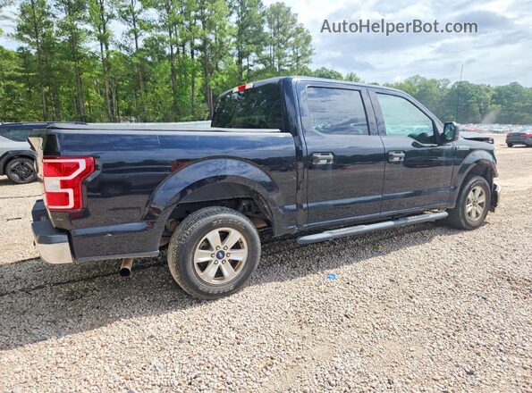 1FTEW1CB9JKD82736 2018 FORD F150 Black უკანა მარჯვენა