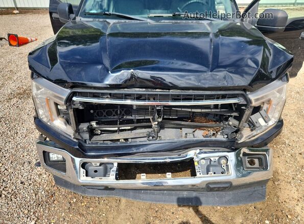 1FTEW1CB9JKD82736 2018 FORD F150 Black უკანა სალონის ხედი