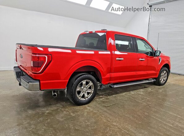 1FTEW1CBXMKE66536 2021 FORD F150 Красный Задняя правая четверть