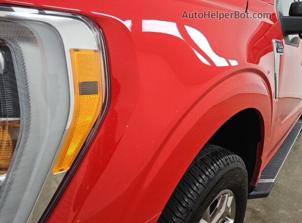 1FTEW1CBXMKE66536 2021 FORD F150 Красный 