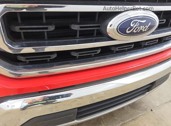 1FTEW1CBXMKE66536 2021 FORD F150 Красный Панорамный вид салона 360°