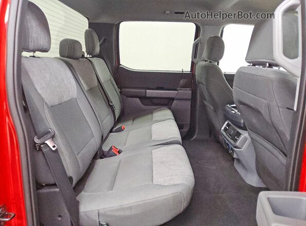 1FTEW1CBXMKE66536 2021 FORD F150 Красный Вид задних сидений