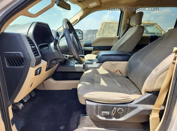 1FTEW1CF0HFB09562 2017 FORD F150 Silver წინა სალონის ხედი