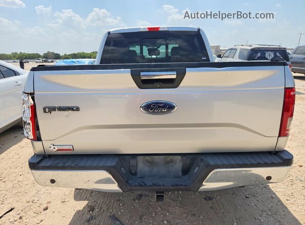 1FTEW1CF0HFB09562 2017 FORD F150 Silver უკანა ხედი