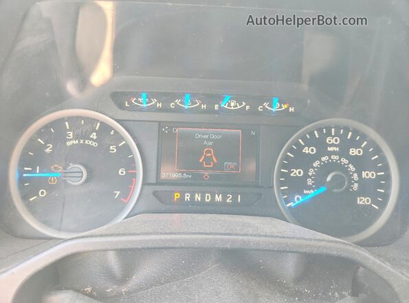 1FTEW1CF0HFB09562 2017 FORD F150 Silver ხელსაწყოთა პანელის ხედი