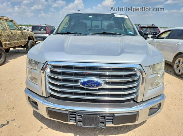 1FTEW1CF0HFB09562 2017 FORD F150 Silver წინა ხედი