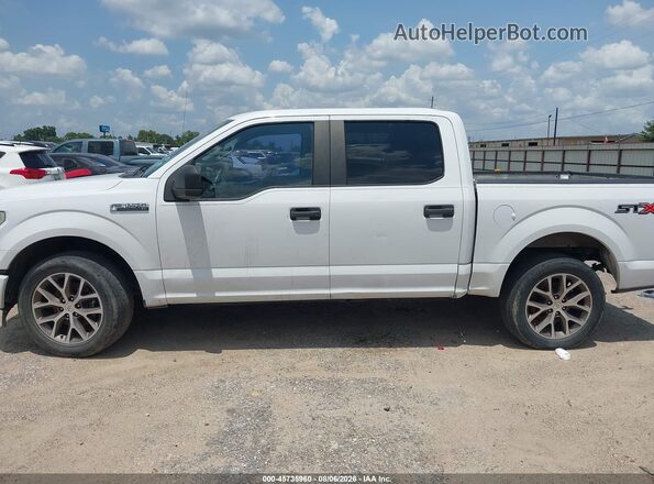 1FTEW1CF0HKD69788 2017 FORD F150 White Widok wnętrza 360 stopni