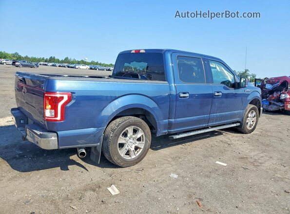 1FTEW1CF1GFD35849 2016 FORD F150 Синий Задняя правая четверть