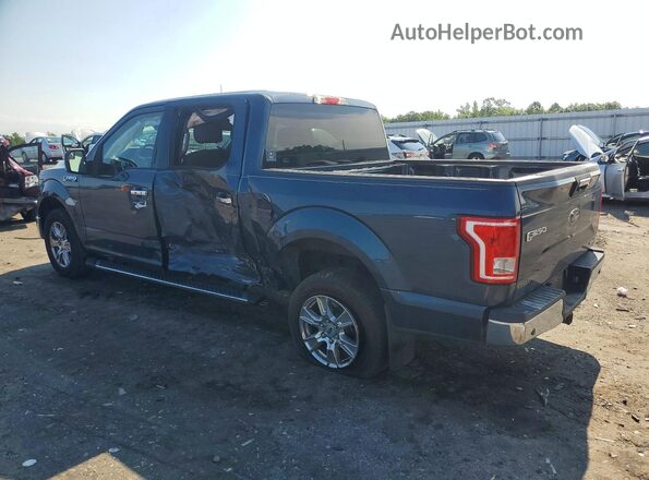 1FTEW1CF1GFD35849 2016 FORD F150 Синий Задняя левая четверть
