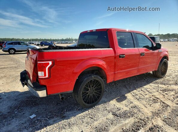 1FTEW1CF1GKE05437 2016 FORD F150 Red Trasero derecho