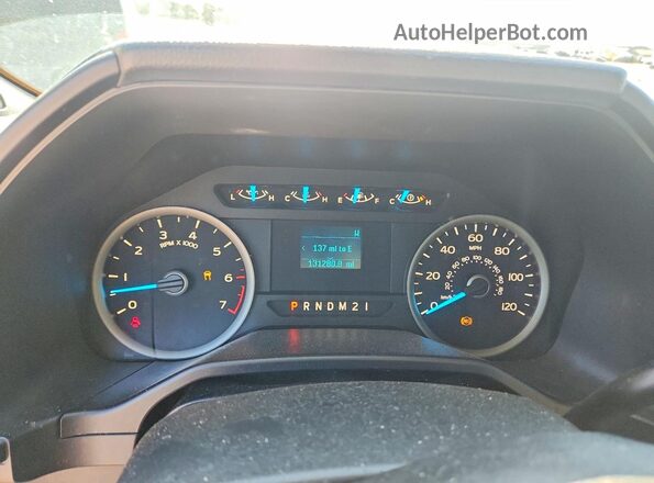 1FTEW1CF1GKE05437 2016 FORD F150 Red Vista del cuadro de instrumentos