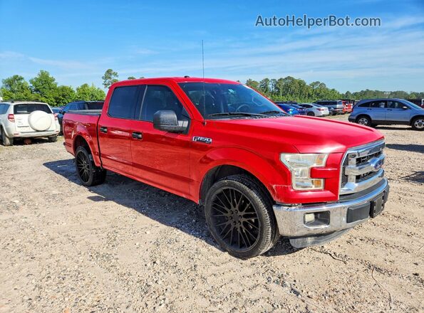 1FTEW1CF1GKE05437 2016 FORD F150 Red Delantero derecho