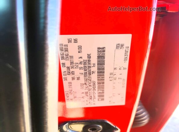 1FTEW1CF1GKE05437 2016 FORD F150 Red Vista del compartimento del motor