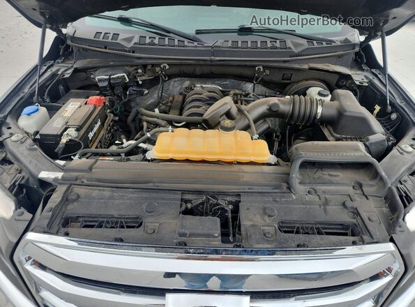 1FTEW1CF1HKC97371 2017 FORD F150 Gray Սալոնի հետևի տեսք