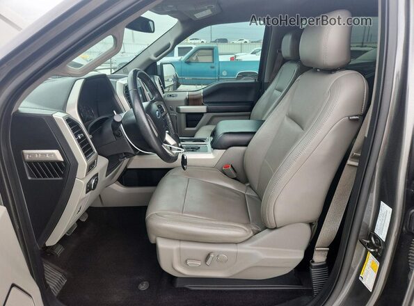 1FTEW1CF1HKC97371 2017 FORD F150 Gray Սալոնի դիմացի տեսք
