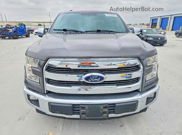 1FTEW1CF1HKC97371 2017 FORD F150 Gray Դիմացի տեսք