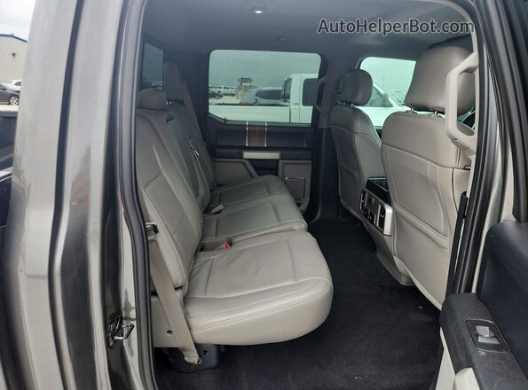 1FTEW1CF1HKC97371 2017 FORD F150 Gray Հետևի նստատեղերի տեսք