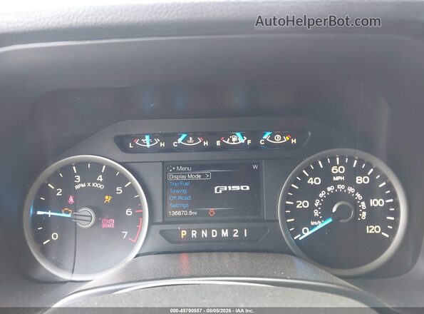 1FTEW1CF1HKE48581 2017 FORD F150 Blue Вид задніх сидінь
