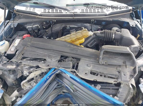 1FTEW1CF1HKE48581 2017 FORD F150 Blue Вид ззаду