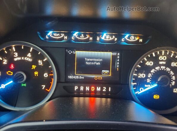 1FTEW1CF2GFA12247 2016 FORD F150 White Вид щитка приладів