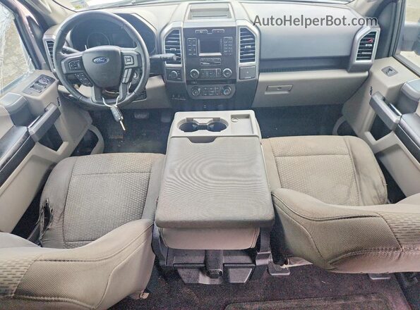 1FTEW1CF2GFA12247 2016 FORD F150 White Вид панелі приладів