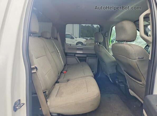 1FTEW1CF2GFA12247 2016 FORD F150 White Вид задніх сидінь