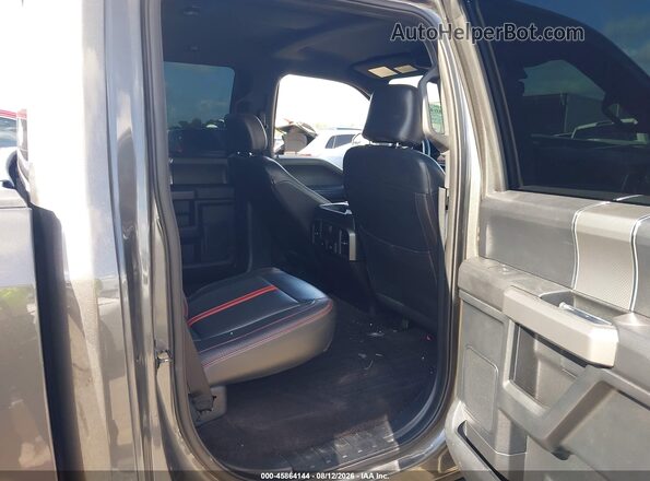 1FTEW1CF2HKC03983 2017 FORD F150 Gray VIN კოდის სტიკერის ხედი