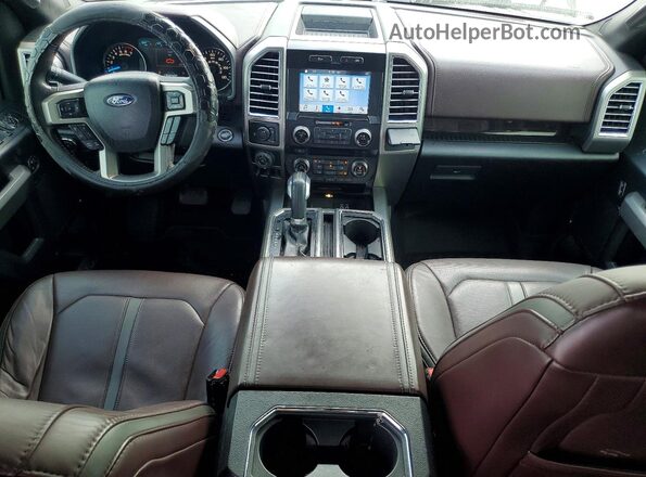 1FTEW1CF3GFA36976 2016 FORD F150 White Вид панелі приладів
